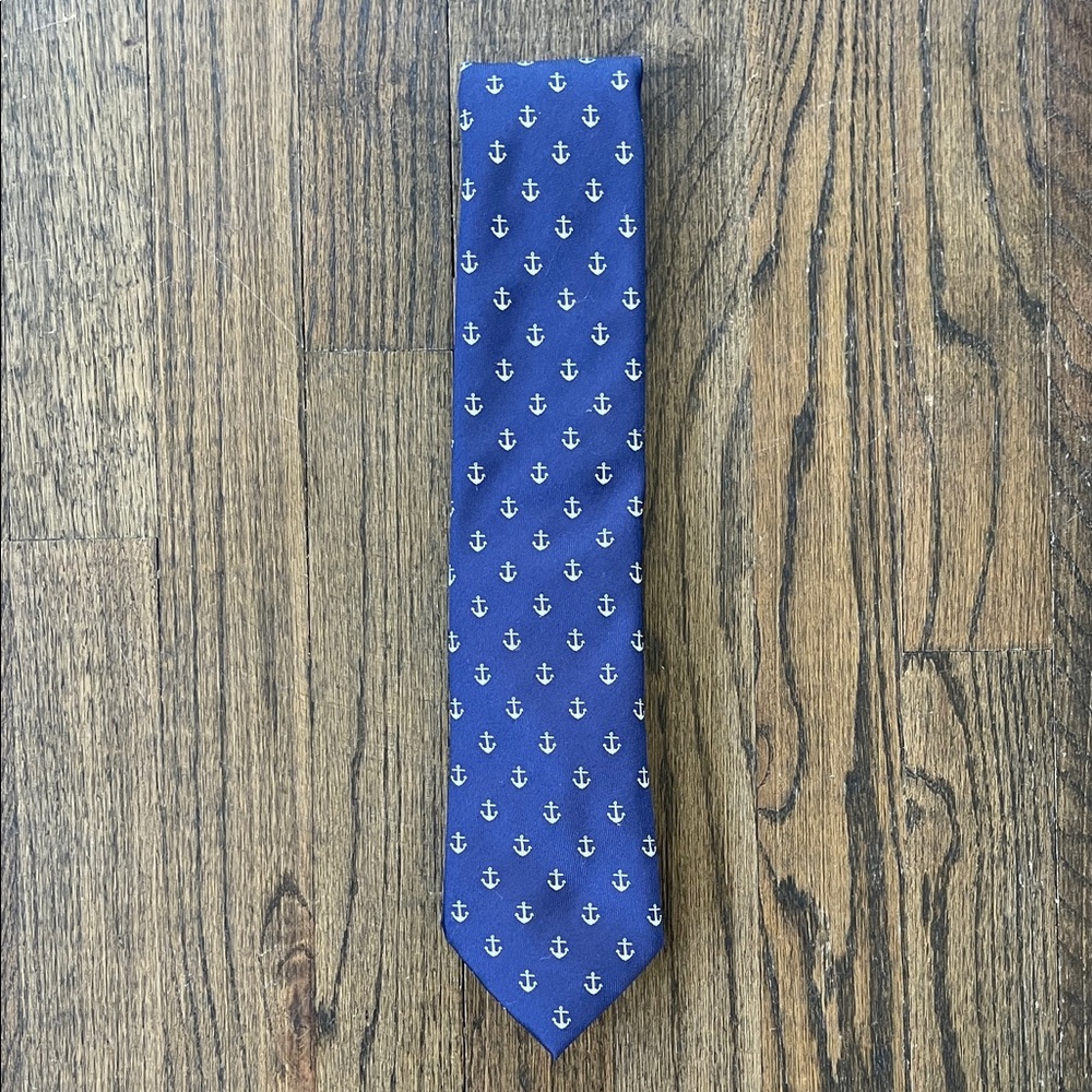 Dockers Navy Anchor Pattern Tie